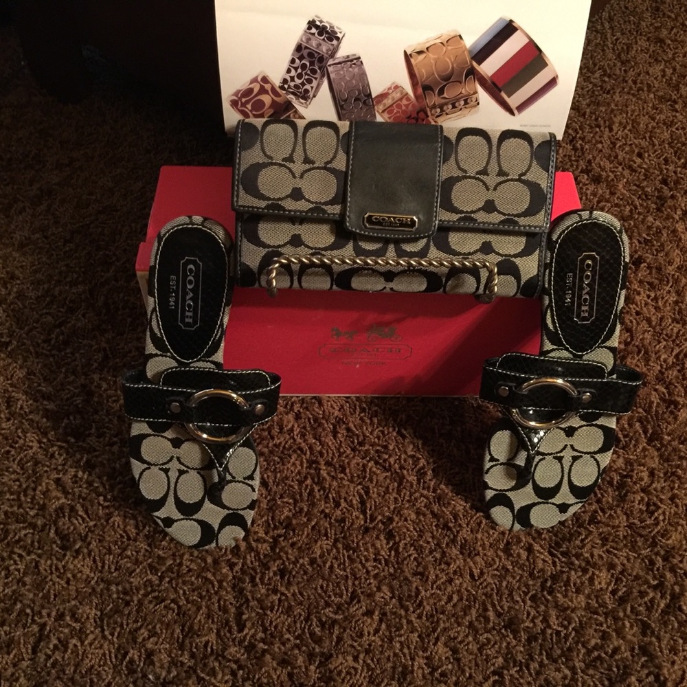 Coach sandals